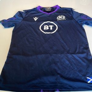 Scotland Rugby Macron Jersey S 166-171CM (NWOT)
